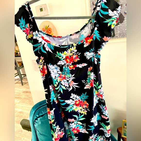 🌺 Tommy Bahama Hibiscus Dress - Size Large 🌺 - Picture 1 of 7